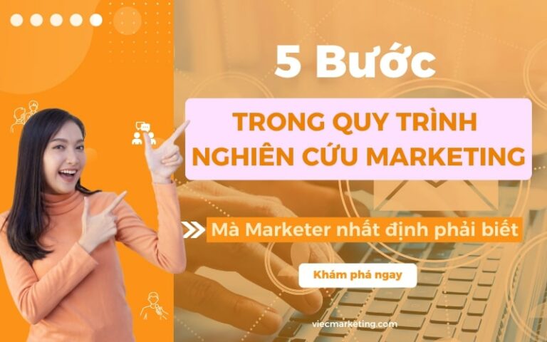 Nằm lòng 5 bước trong quy trình nghiên cứu marketing chuẩn - Viecmarketing